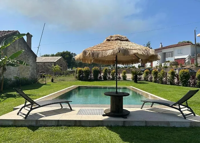 Paços Do Douro, Privée Avec Piscine